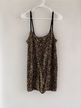 Intimately Free People Multicolor Sequin Slip Dress Medium